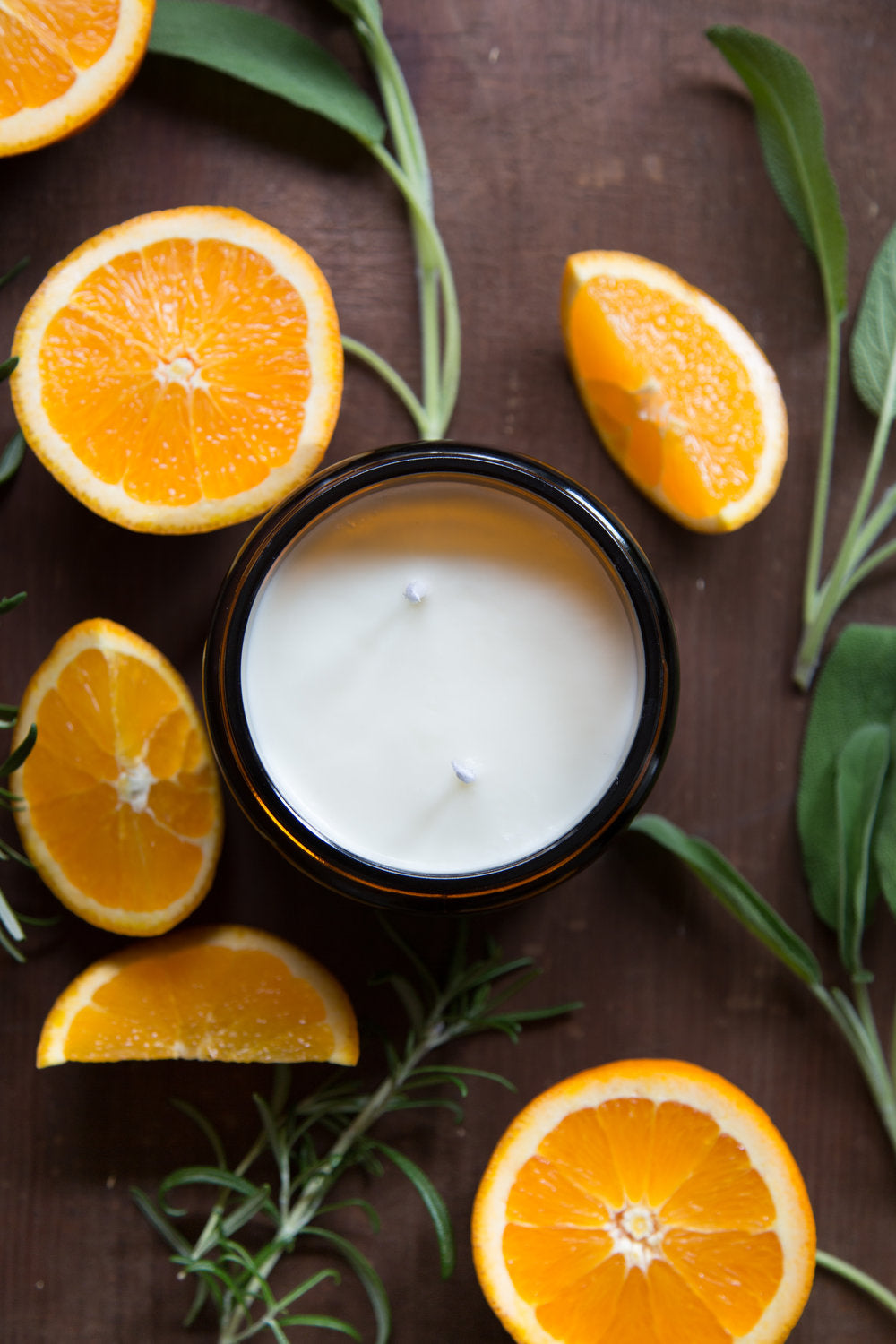 Italian Garden candle (Orange + Rosemary + Sage)