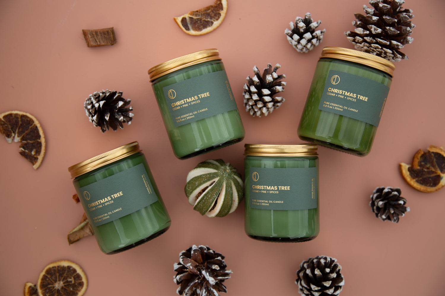 Christmas Tree (Cedar + Pine + Spices) | Green Jar Candle