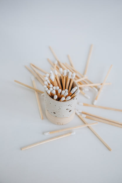 Ceramic Match Pot | Handmade | OCTŌ x Heath &amp; Sea