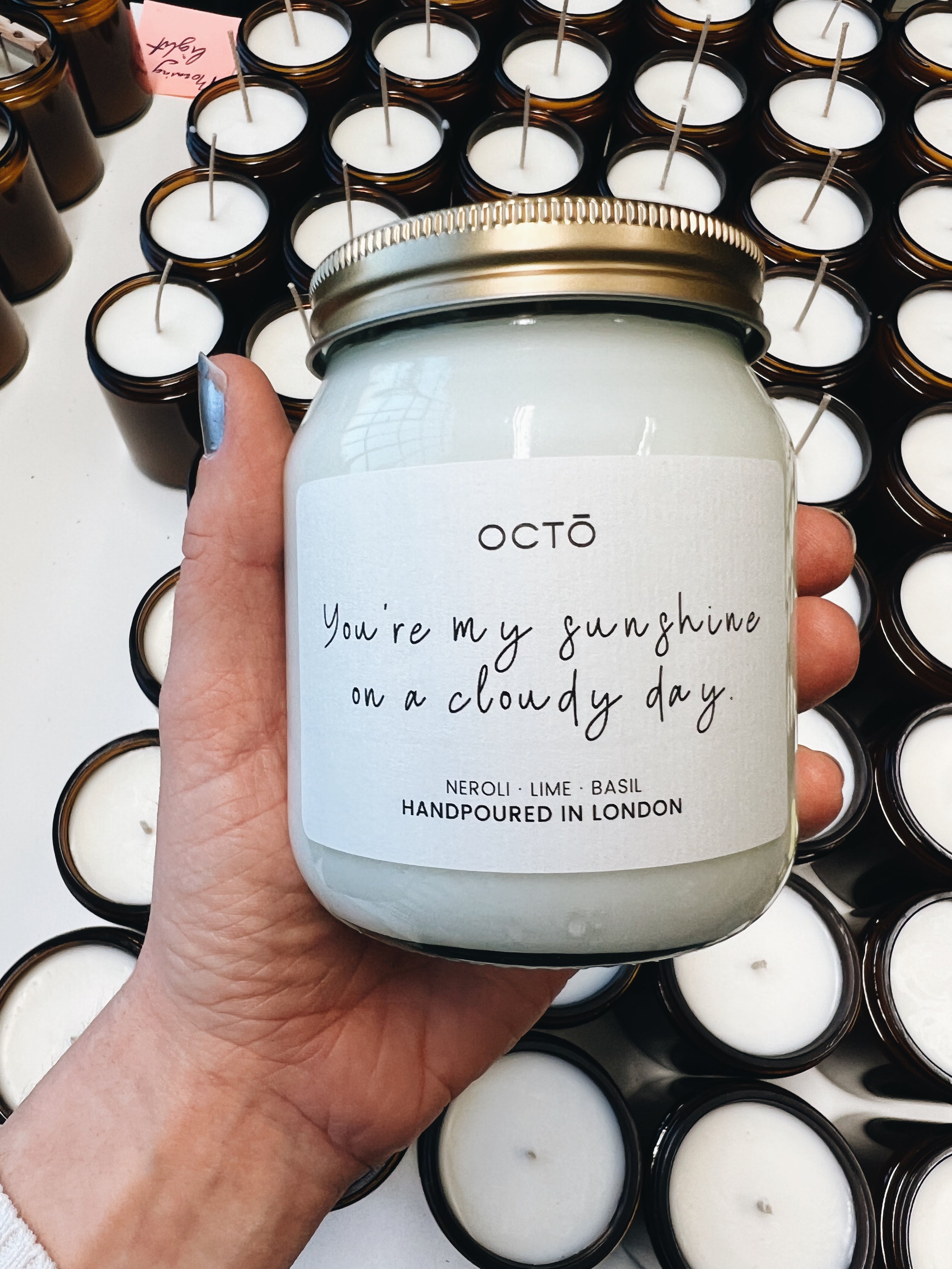 Personalised Message Candle Gift — Octo London
