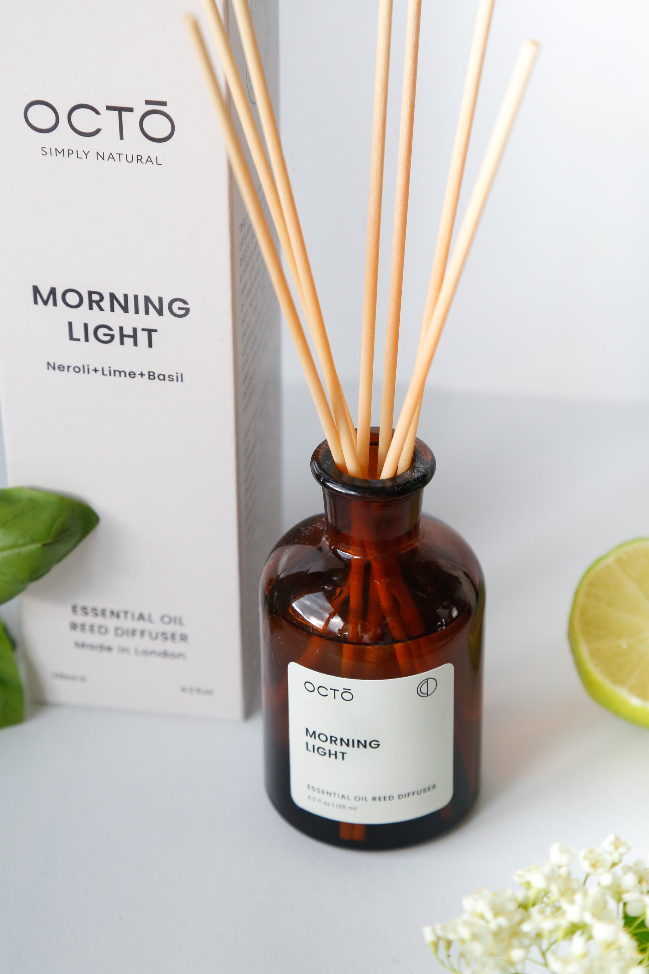 Morning Light (Neroli + Lime + Basil) | Reed Diffuser – Octo London
