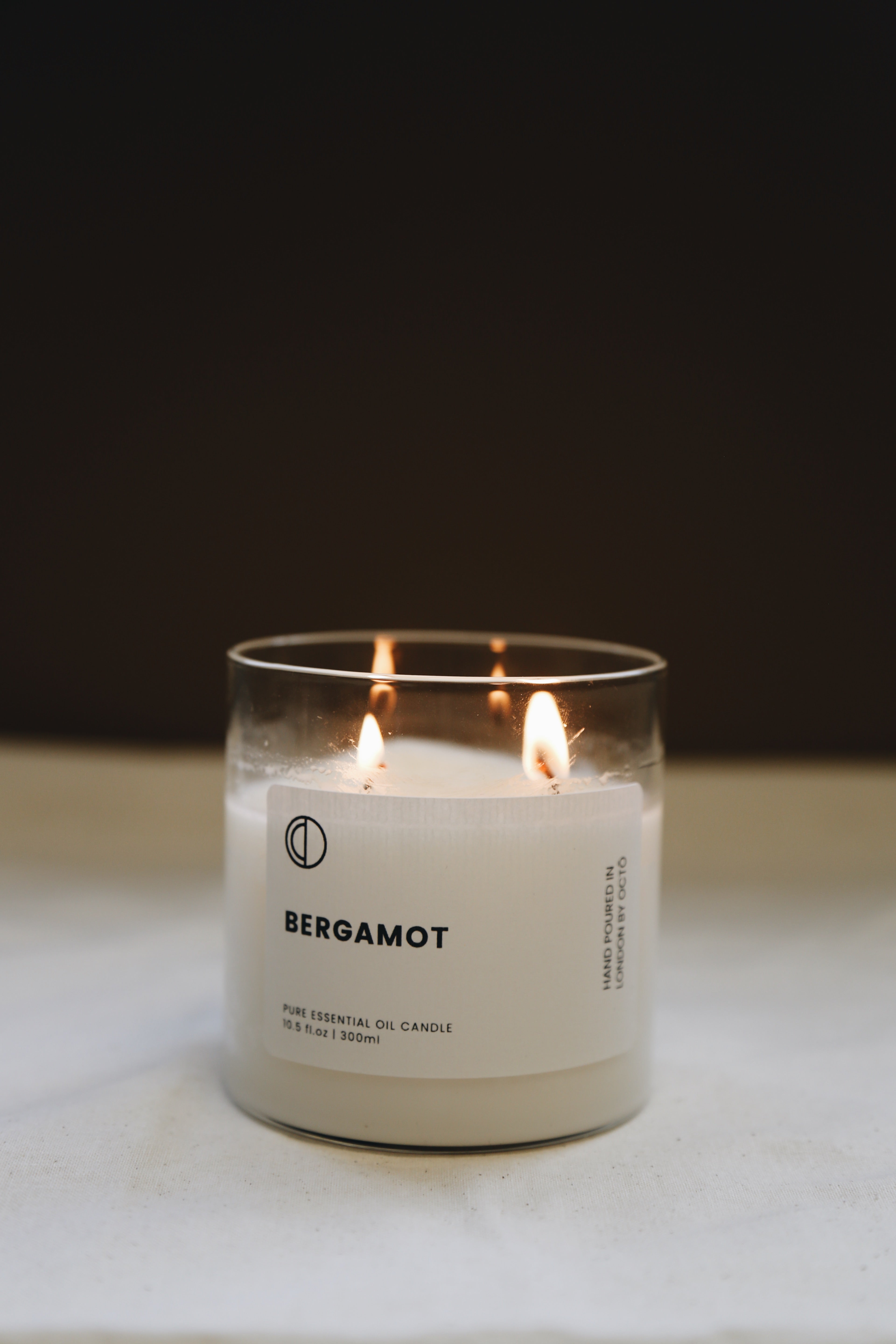 Clear Glass Candle 300ml | 2 wick | Limited Edition