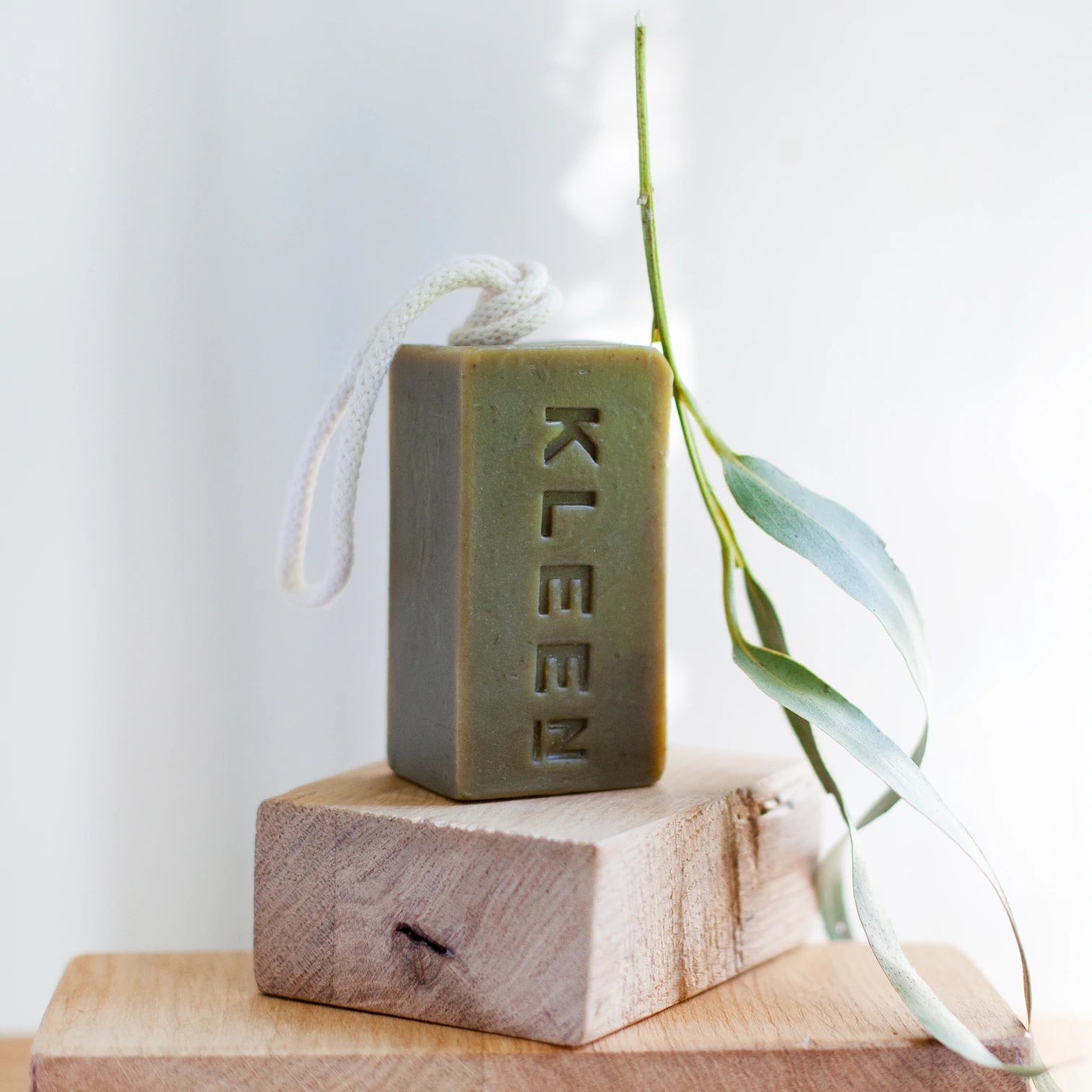 100% natural vegan soap on a rope